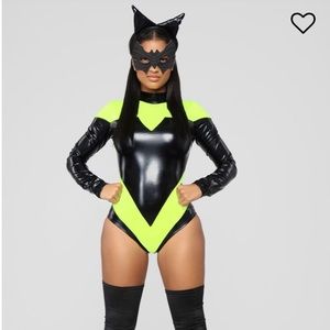Fashion Nova Bat Woman bodysuit only
